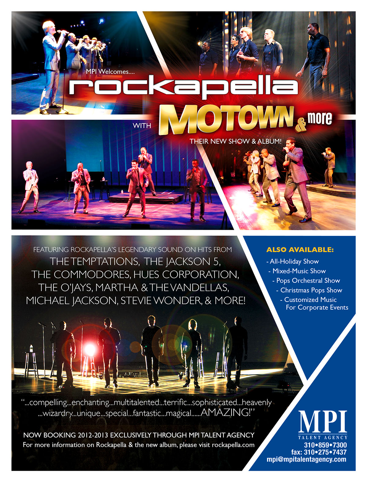 Rockapella: Motown & More tour