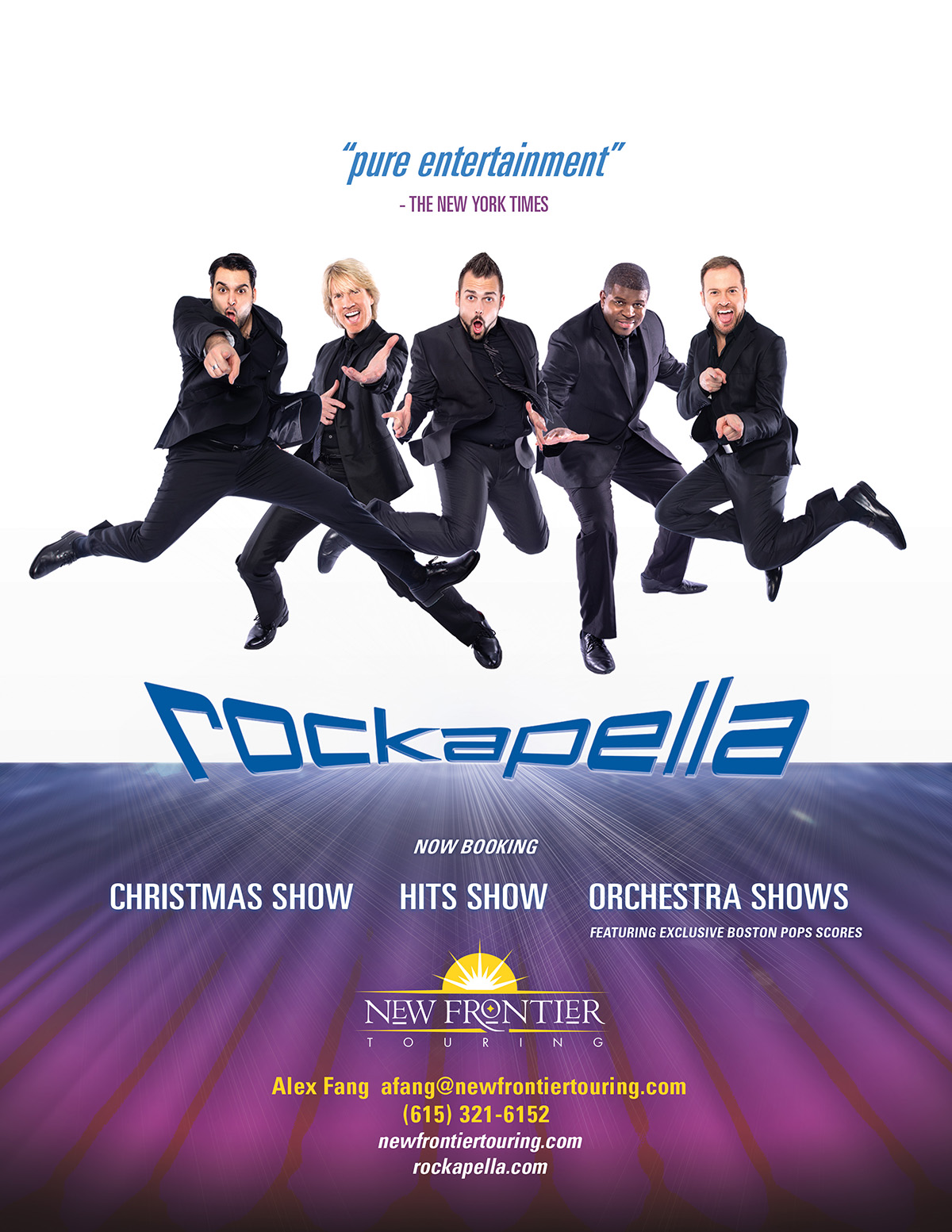 Rockapella: Booking Flyer
