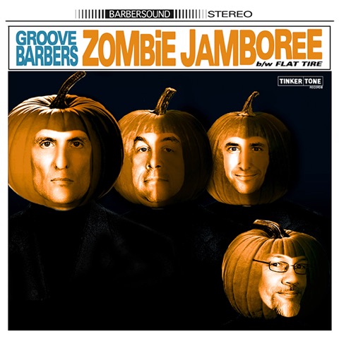 Groovebarbers: “Zombie Jamboree” 7″ Vinyl