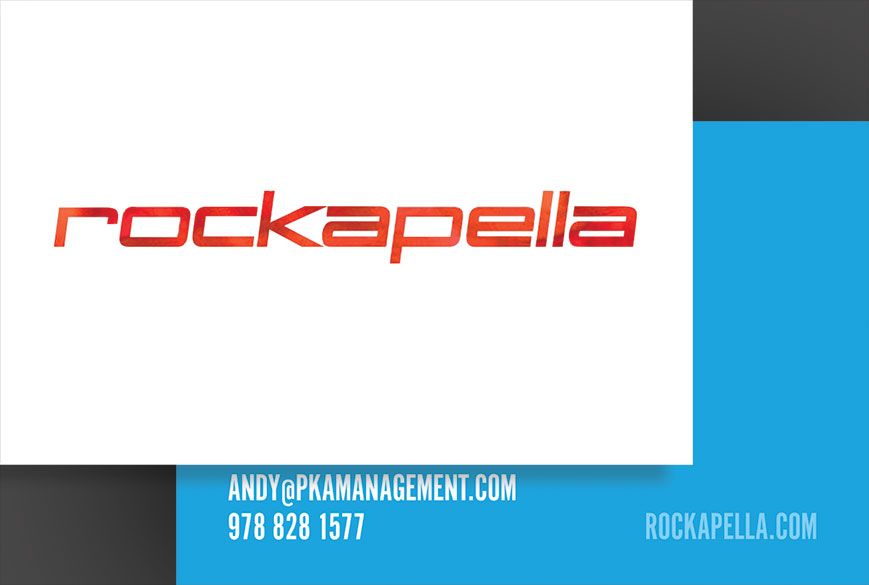 Rockapella business card