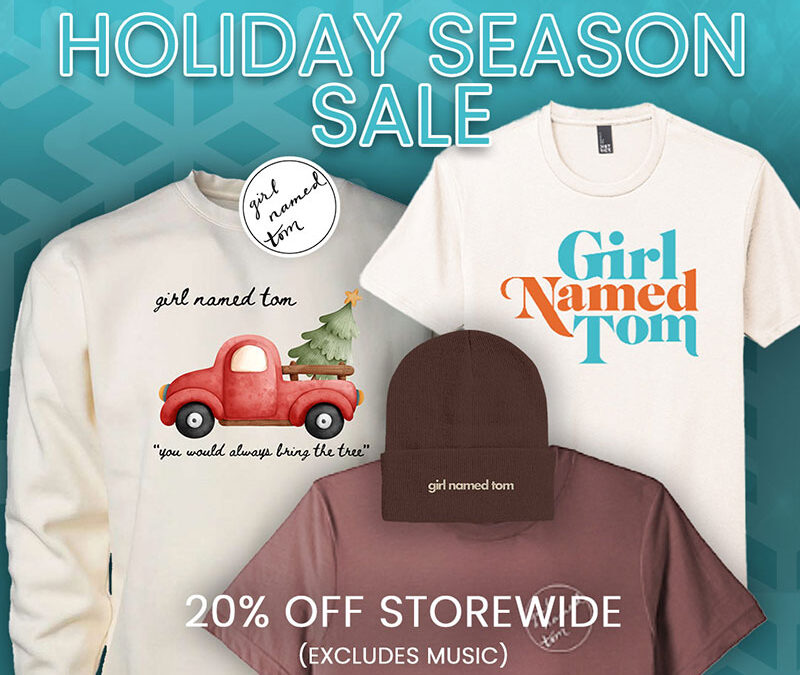 GirlNamedTom: Merch Sale Promo